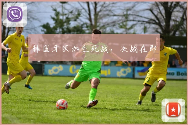 韩国牙买加生死战，决战在即