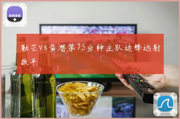 勒芒vs黄潜第75分钟主队边锋远射扳平